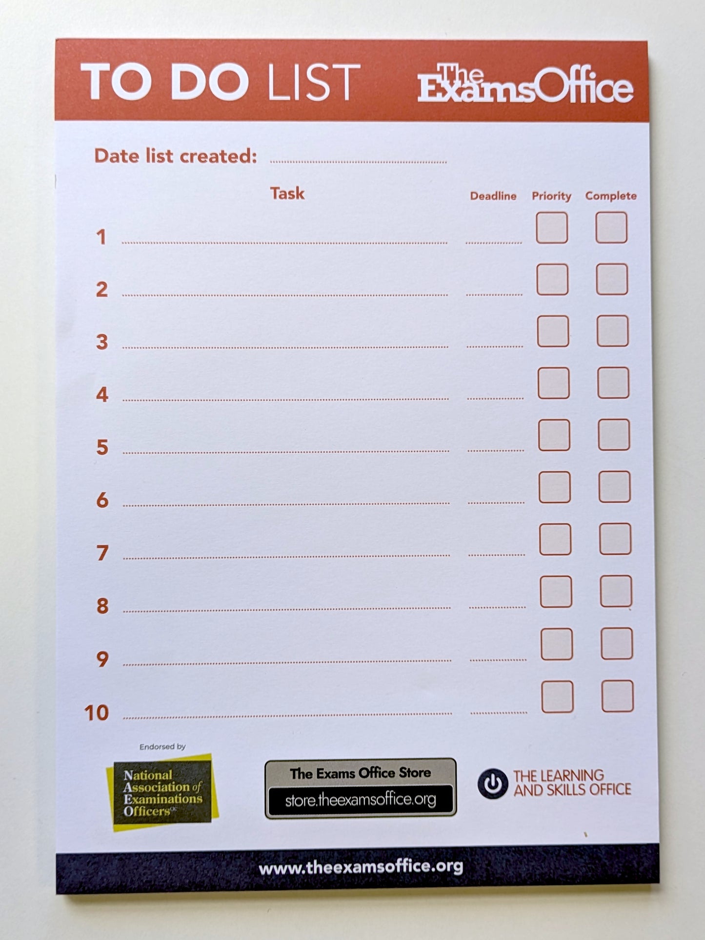 The Exams Office planning dispatch pack