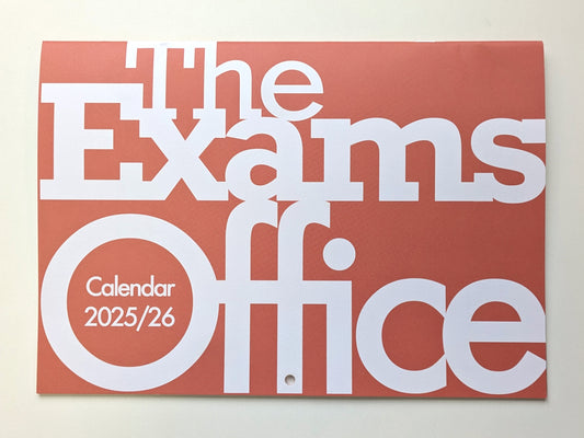 The Exams Office 2025/26 calendar