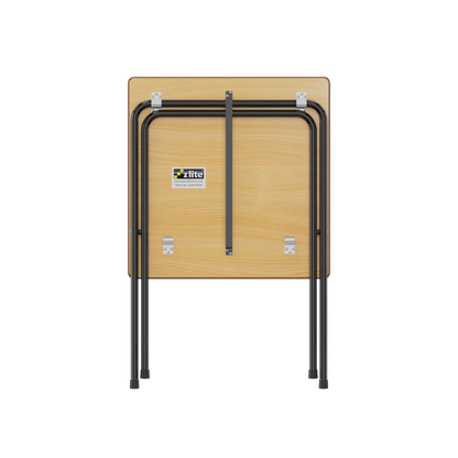 Zlite® Premium Safety Folding Exam Desk 600X600mm, Beech