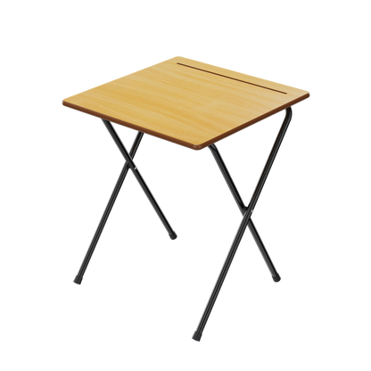 Zlite® Premium Safety Folding Exam Desk 600X600mm, Beech