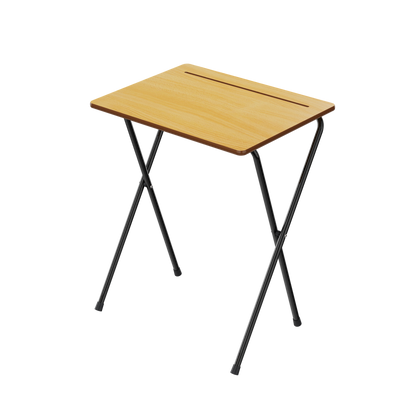 Zlite® Standard Folding Exam Desk 600X450mm, Beech