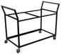 25 Zlite® Standard Exam Desk 600X600mm, Grey, with Trolley