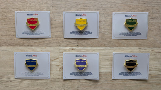 The Exams Office invigilator reward badges - pack of 10