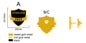 The Exams Office invigilator reward badges - pack of 10