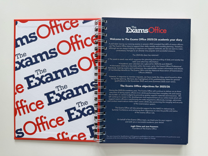 The Exams Office 2025/26 diary